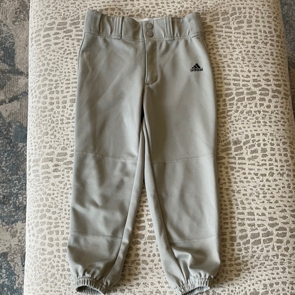 Adidas Climalite Kids Gray softball/baseball pants